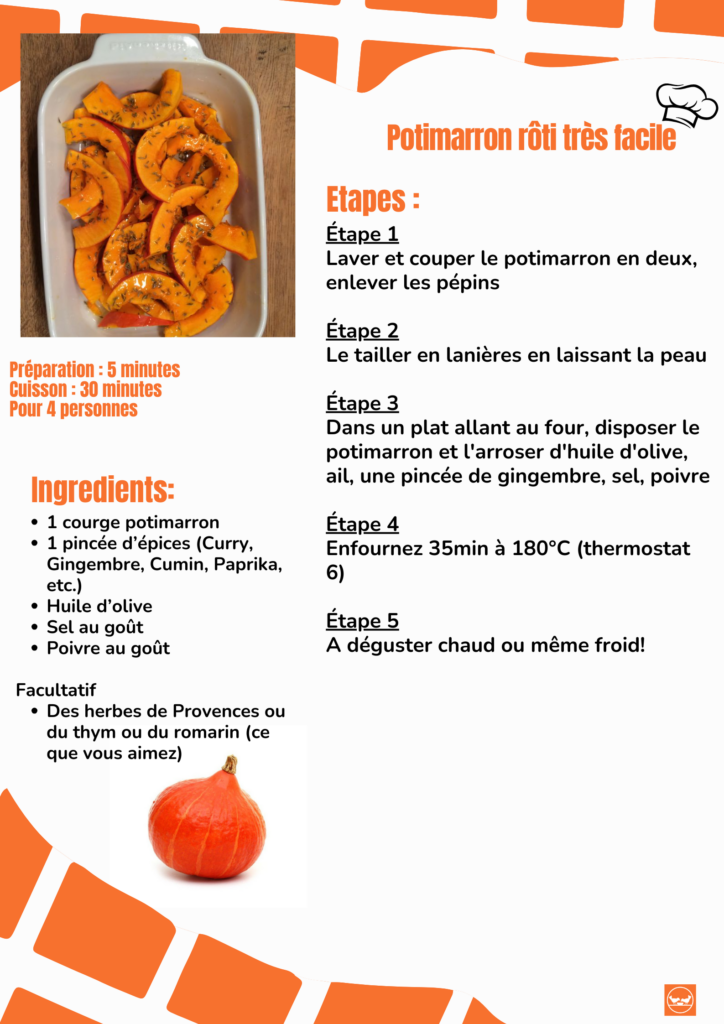 potimarron rôti